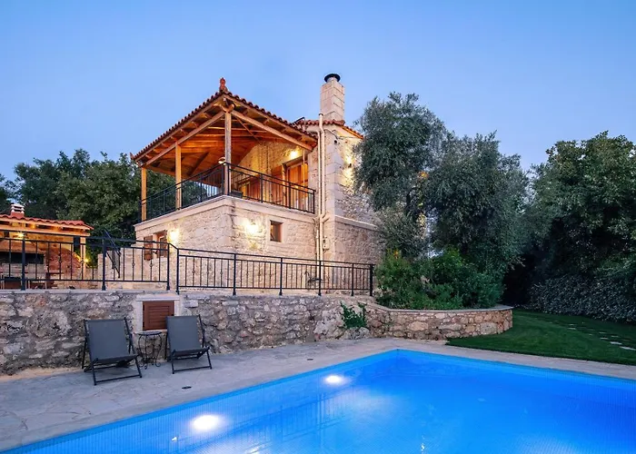 Villa Caneva - Countryside Haven With Full Privacy Rethymno